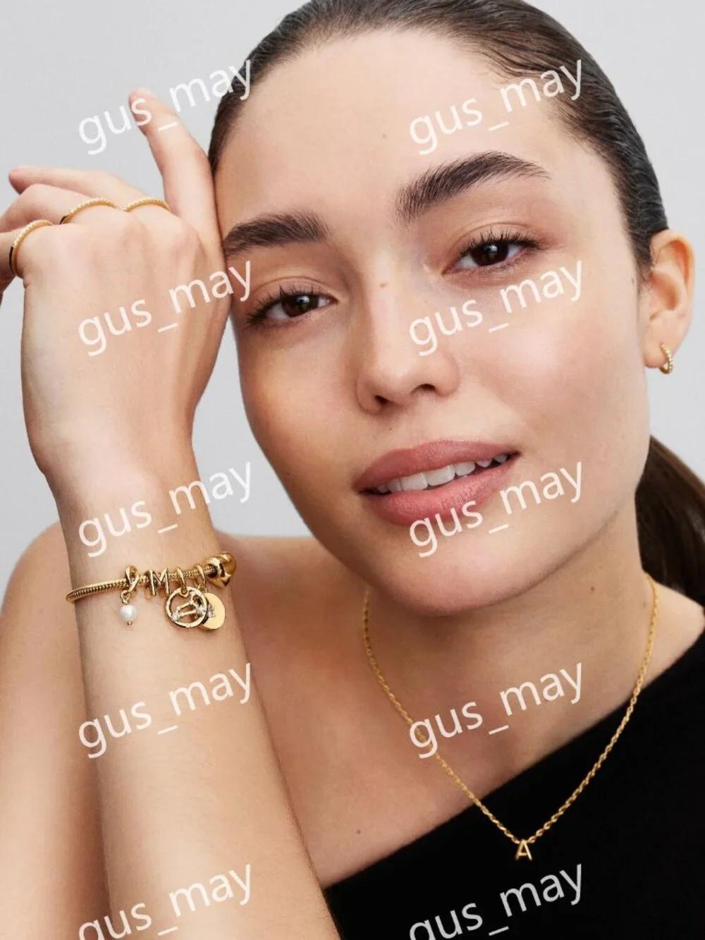 Pandora Letter M Alphabet Charm